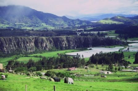 Panorámica del Farallón de Las Rocas de Suesca